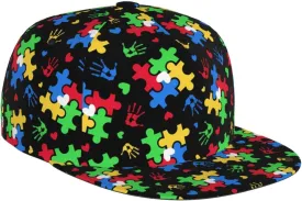 Funny Baseball Cap, Flat-Brimmed Hat, Adjustable Snapback Hat for Men and Women
