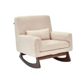 Gaia Baby Serena Rocking/Feeding Chair - Biscuit/Walnut