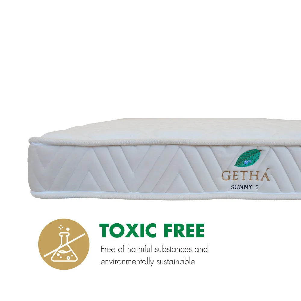 Getha Sunny 5 100% Natural Latex   Foam Mattress / Kids Mattress