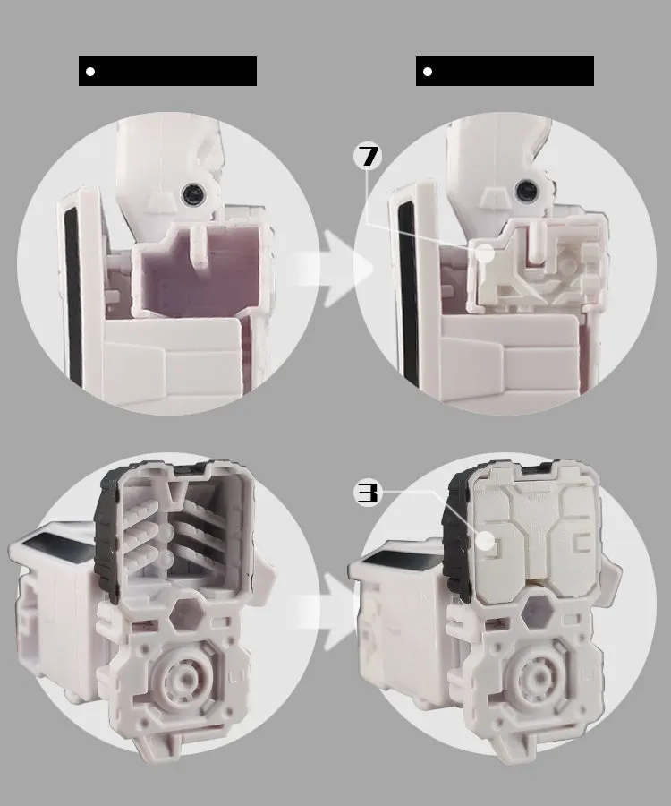 Go Better Studio GX-04R / GX-04W / GX-04C / GX-04AT Gap Fillers for WFC Siege Ironhide / Ratchet / Crosshairs / Legacy Autotrooper Upgrade Kit