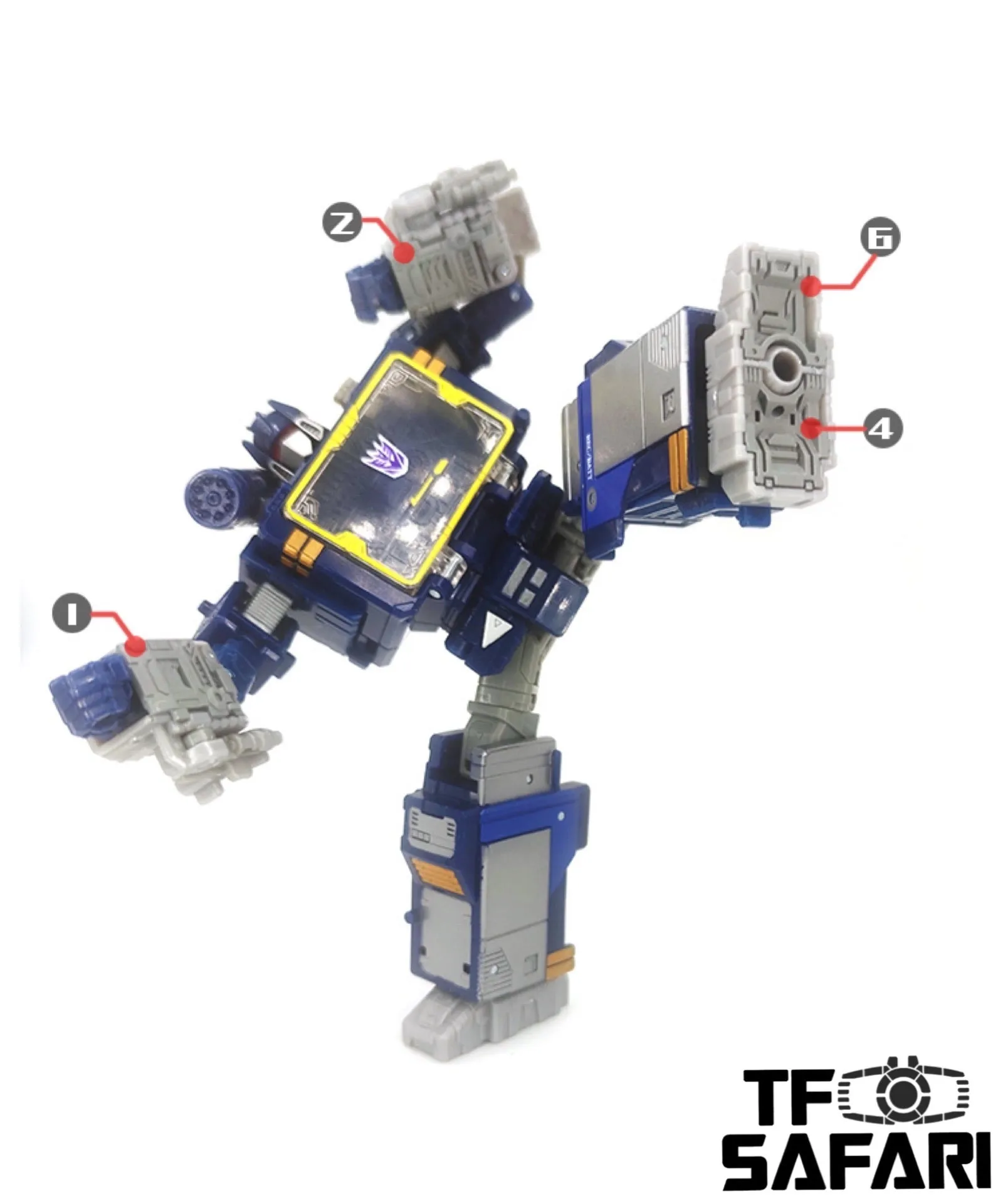 Go Better Studio GX-19 GX19 Upgrade Kits for WFC Earthrise Soundwave Upgrade Kit
