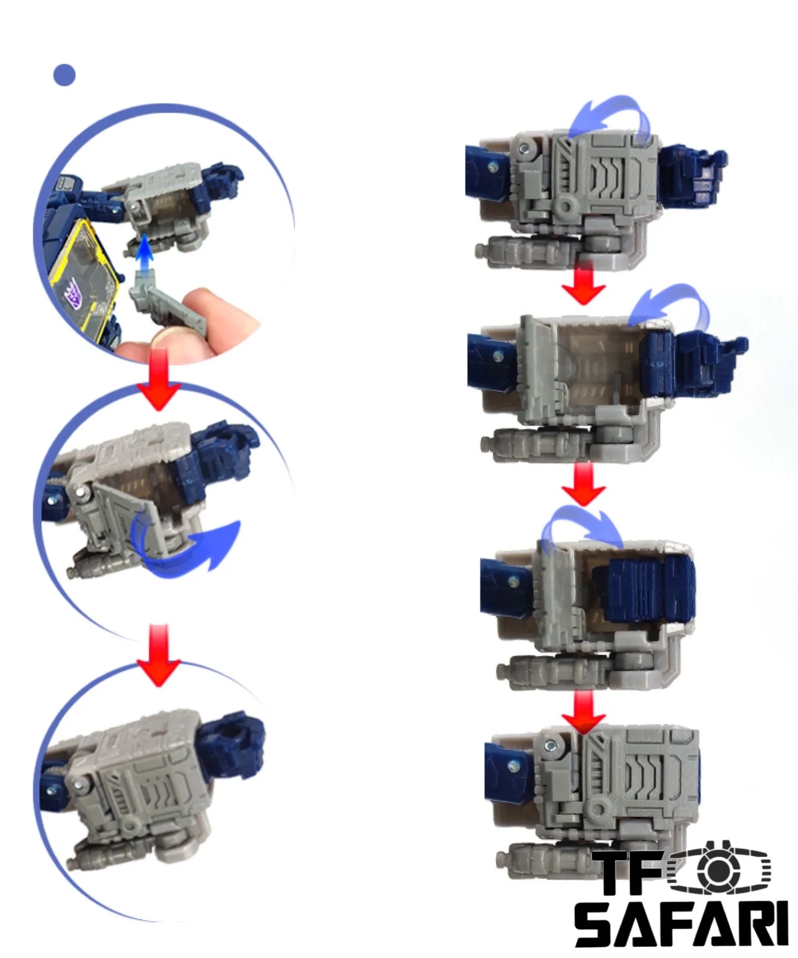 Go Better Studio GX-19 GX19 Upgrade Kits for WFC Earthrise Soundwave Upgrade Kit