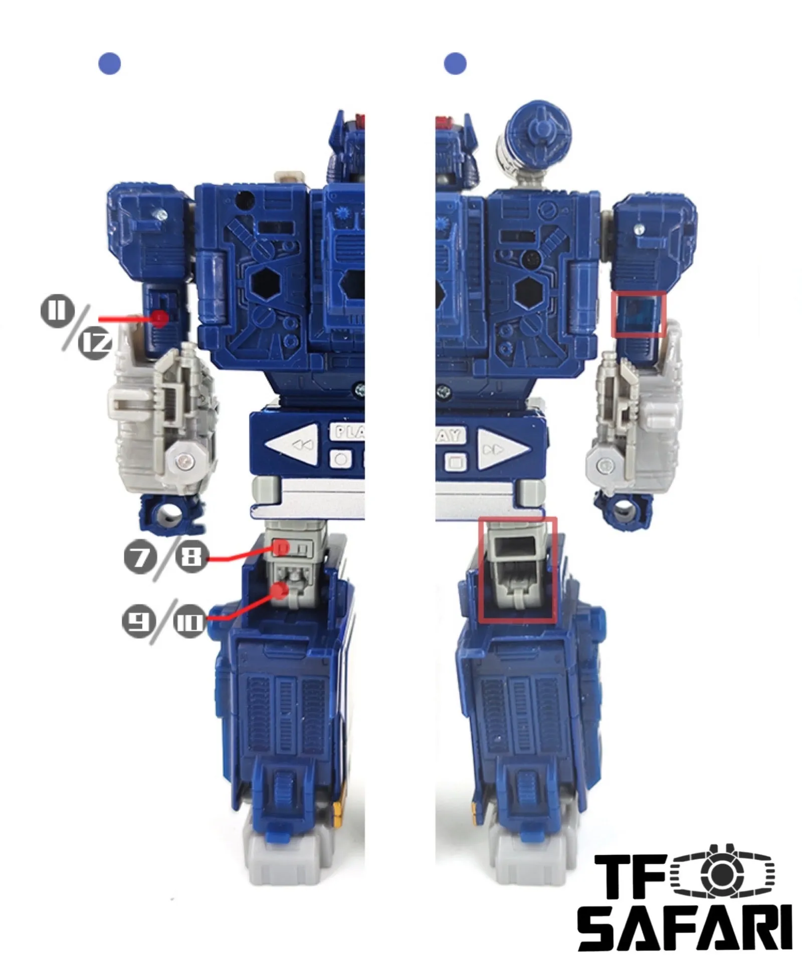Go Better Studio GX-19 GX19 Upgrade Kits for WFC Earthrise Soundwave Upgrade Kit