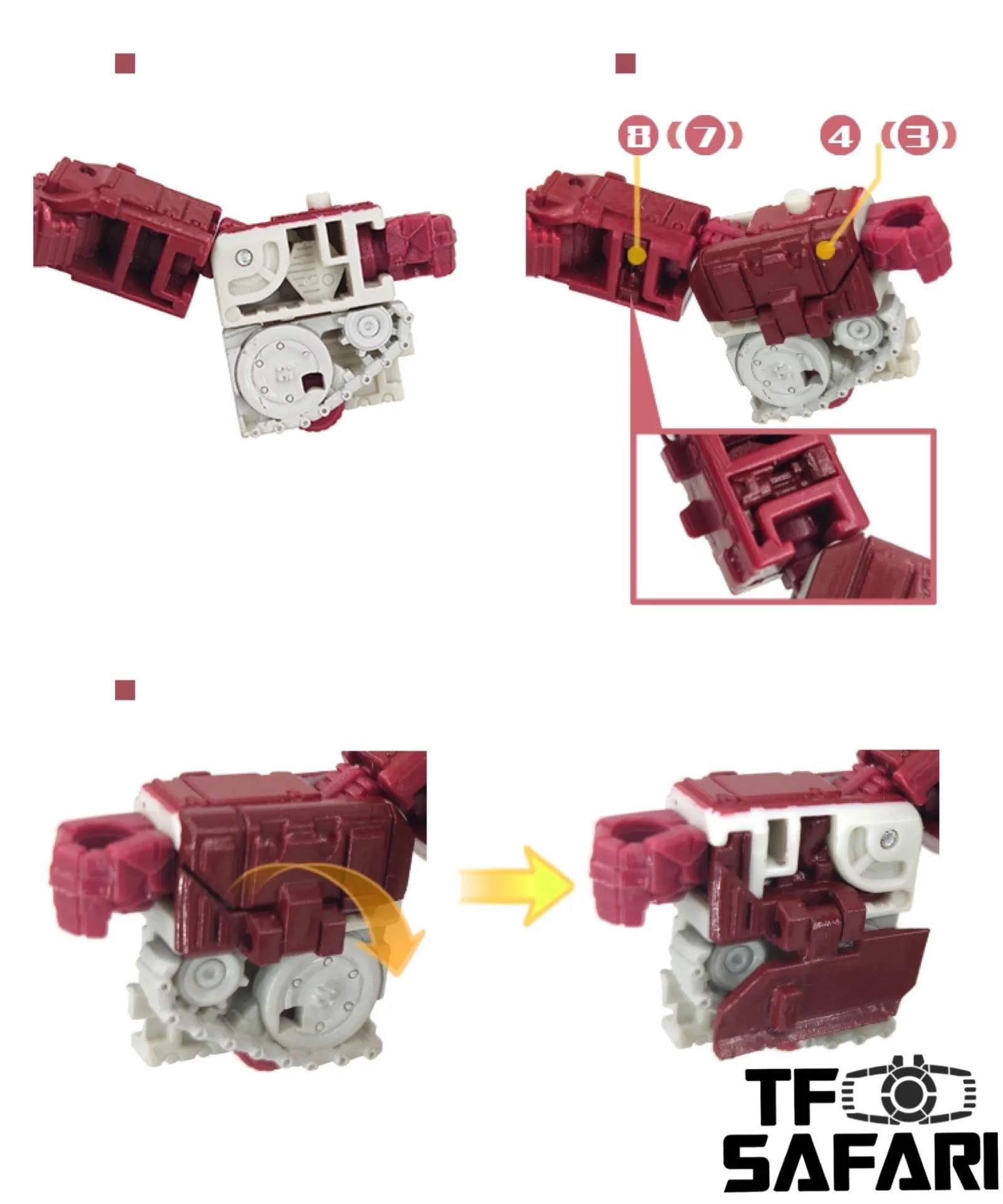 Go Better Studio GX-24 GX24 Gap Fillers for WFC Kingdom Warpath Upgrade Kit