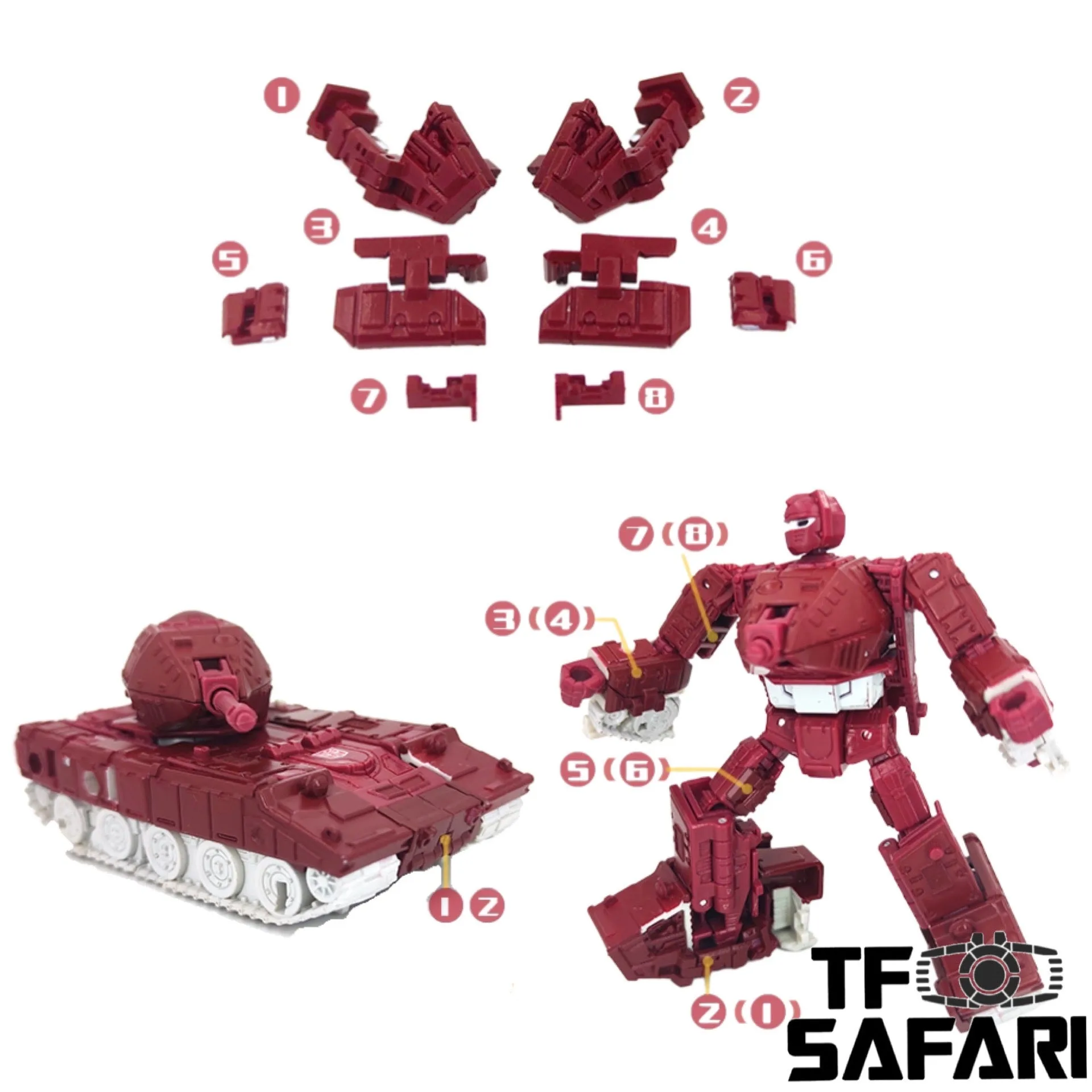 Go Better Studio GX-24 GX24 Gap Fillers for WFC Kingdom Warpath Upgrade Kit