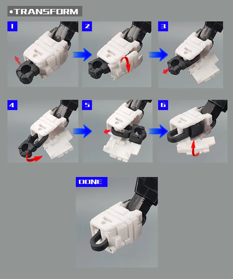 Go Better Studio GX-52 GX52 Gap fillers for Buzzworthy Bumblebee Legacy: Evolution Origin Autobot Jazz  ( Upgrade Kit  Gap Fillers)
