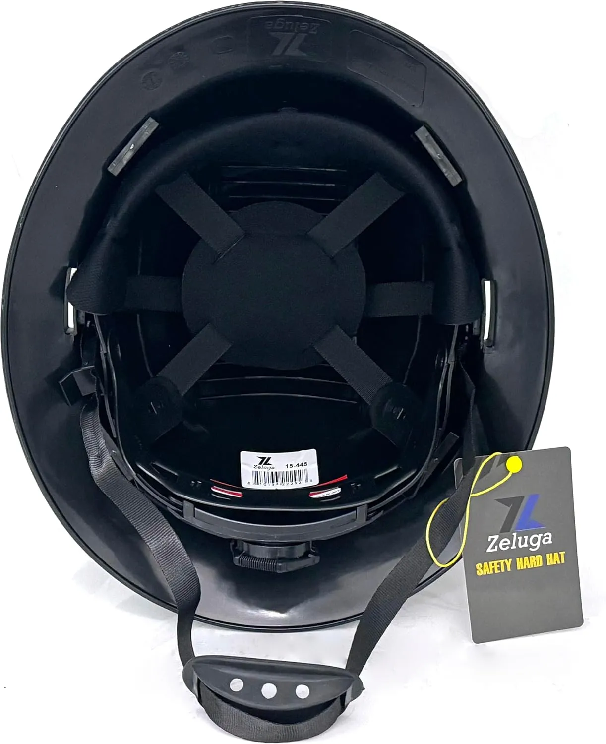 HDPE Full Brim Hard Hat, Construction Safety Helmet with Vented Holes, 6 Point Adjustable Ratchet Suspension, Meets ANSI/ISEA Z89.1, Water Transfer Printing