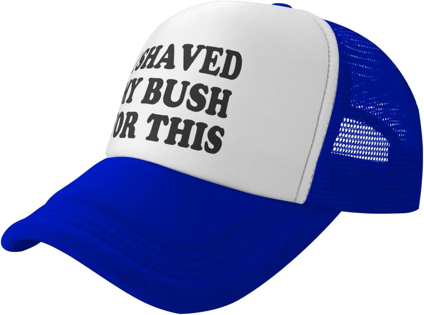 I Shaved My Bush for This Trucker Hat Unisex Adult Hats Adjustable Cap for Men and Women Classic Fishing Caps
