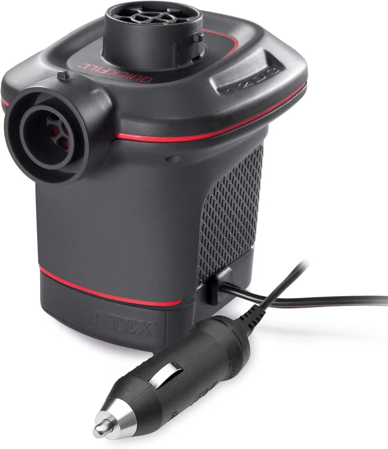 INTEX QuickFill Electric Air Pump: Inflates and Deflates Air Mattresses, Inflatable Kayaks, Boats, Toys