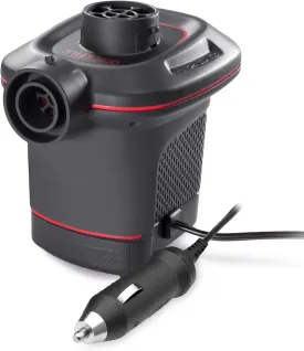 INTEX QuickFill Electric Air Pump: Inflates and Deflates Air Mattresses, Inflatable Kayaks, Boats, Toys