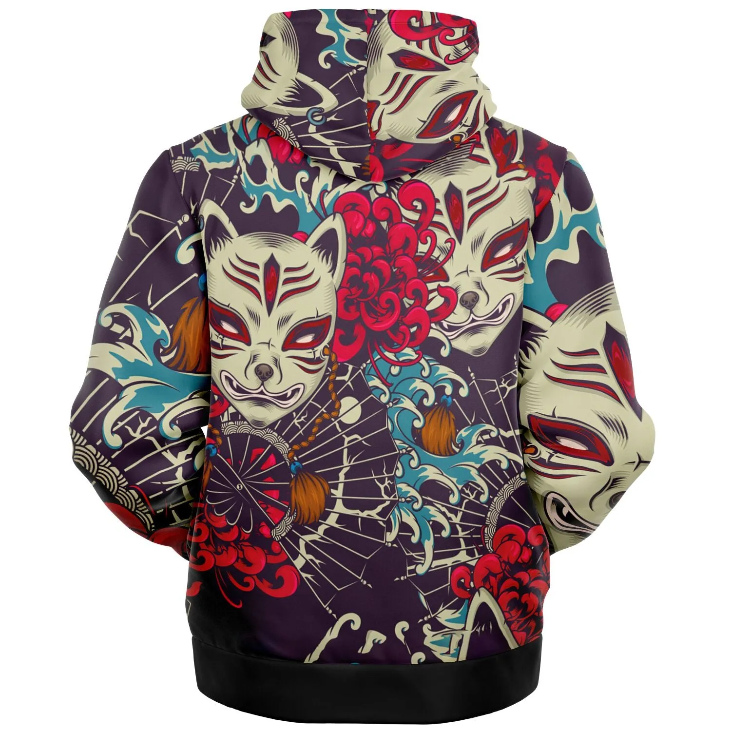 Kitsune Art Microfleece Ziphoodie