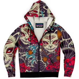 Kitsune Art Microfleece Ziphoodie