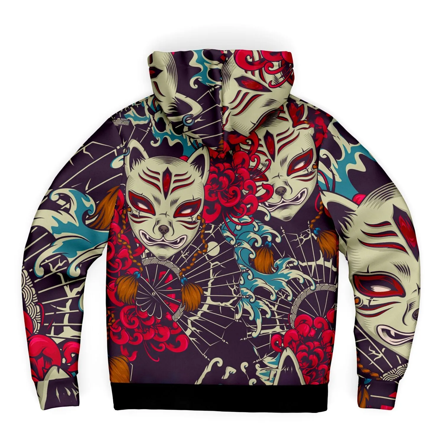 Kitsune Art Microfleece Ziphoodie