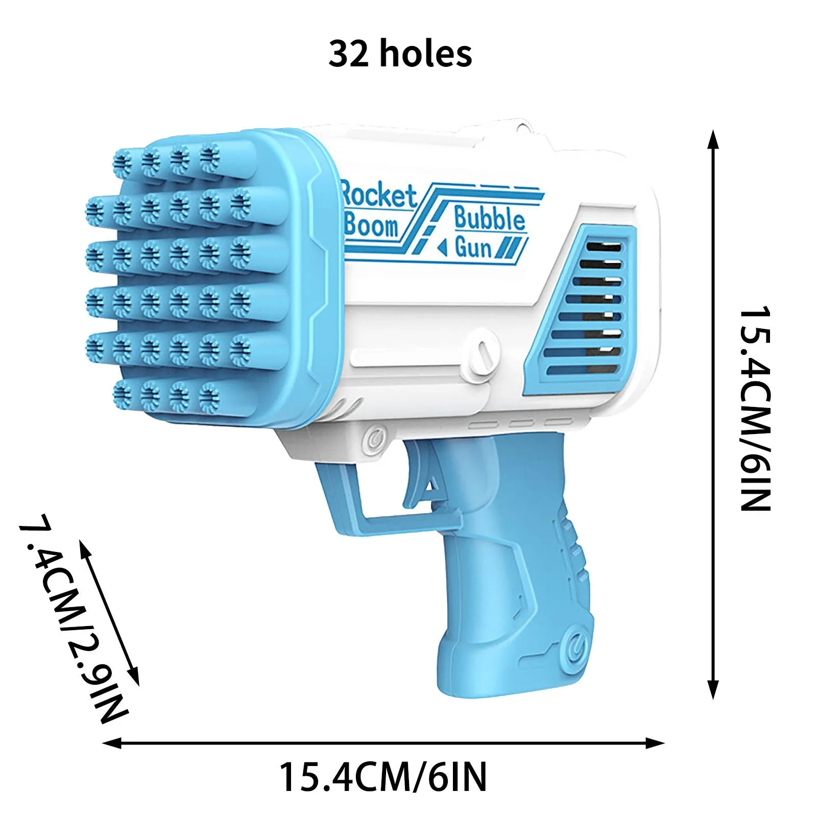 LED Lighted Bubble Gun Toy for Dogs and Cats