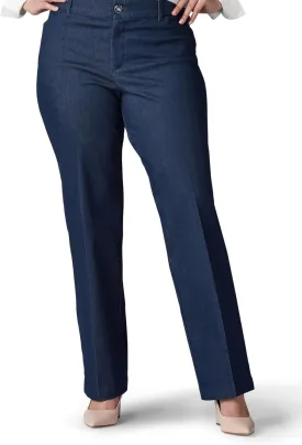 Lee Women's Plus Size Ultra Lux Comfort with Flex Motion Trouser Pant
