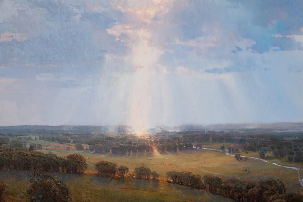 Light Descended: First Vision from Afar by Michael Albrechtsen - Print