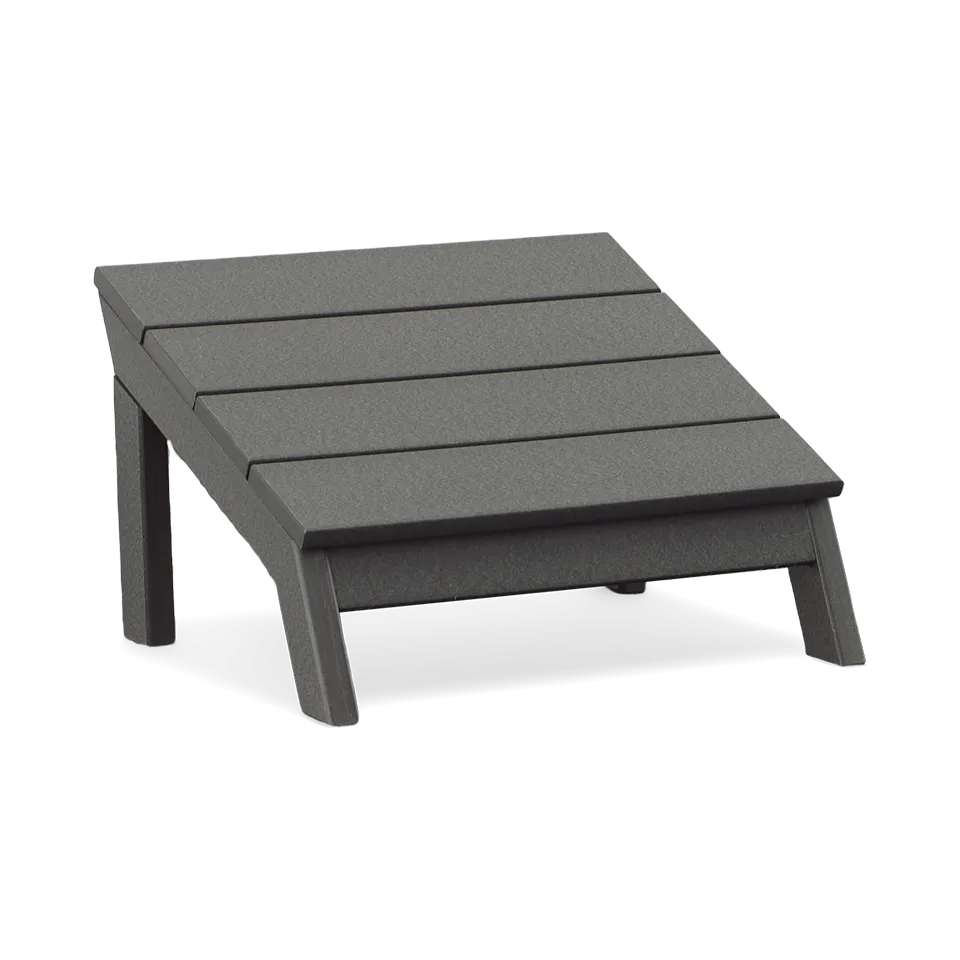 MAD ADIRONDACK OTTOMAN, CHARCOAL