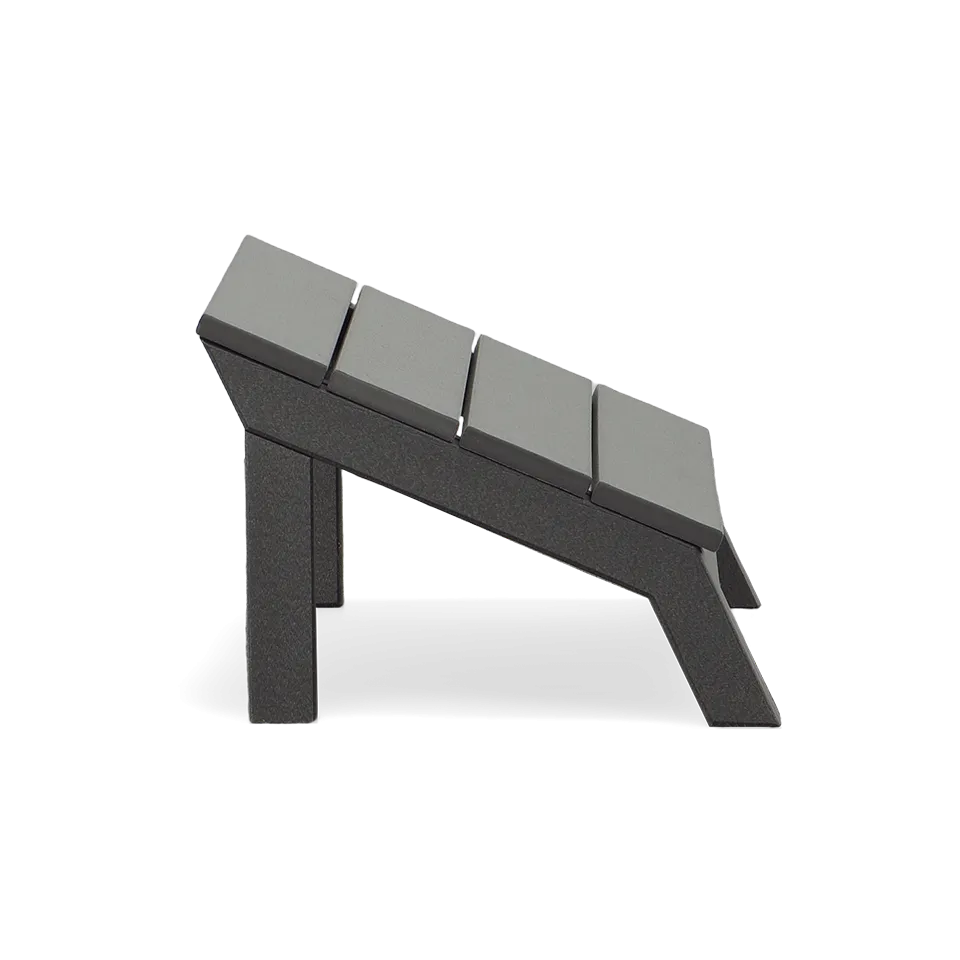 MAD ADIRONDACK OTTOMAN, CHARCOAL