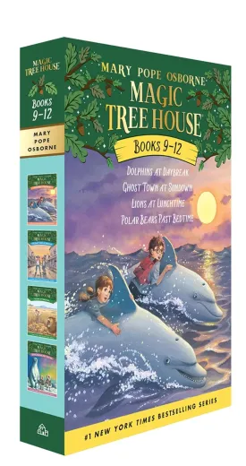 Magic Tree House Boxed Set, Books 9-12: Dolphins at Daybreak, Ghost Town at Sundown, Lions at Lunchtime, and Polar Bears Past Bedtime Paperback  May 27, 2003
