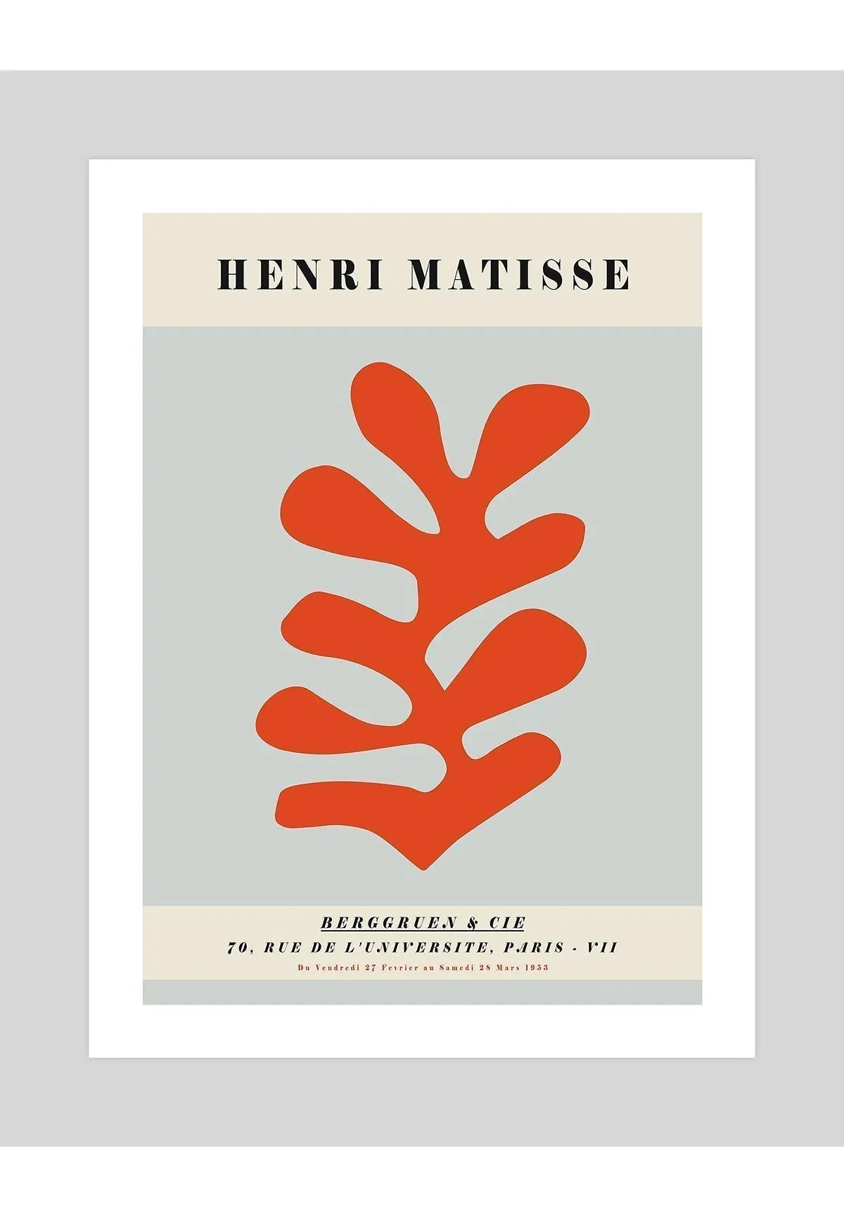 Matisse Red Coral Berggruen & Cie