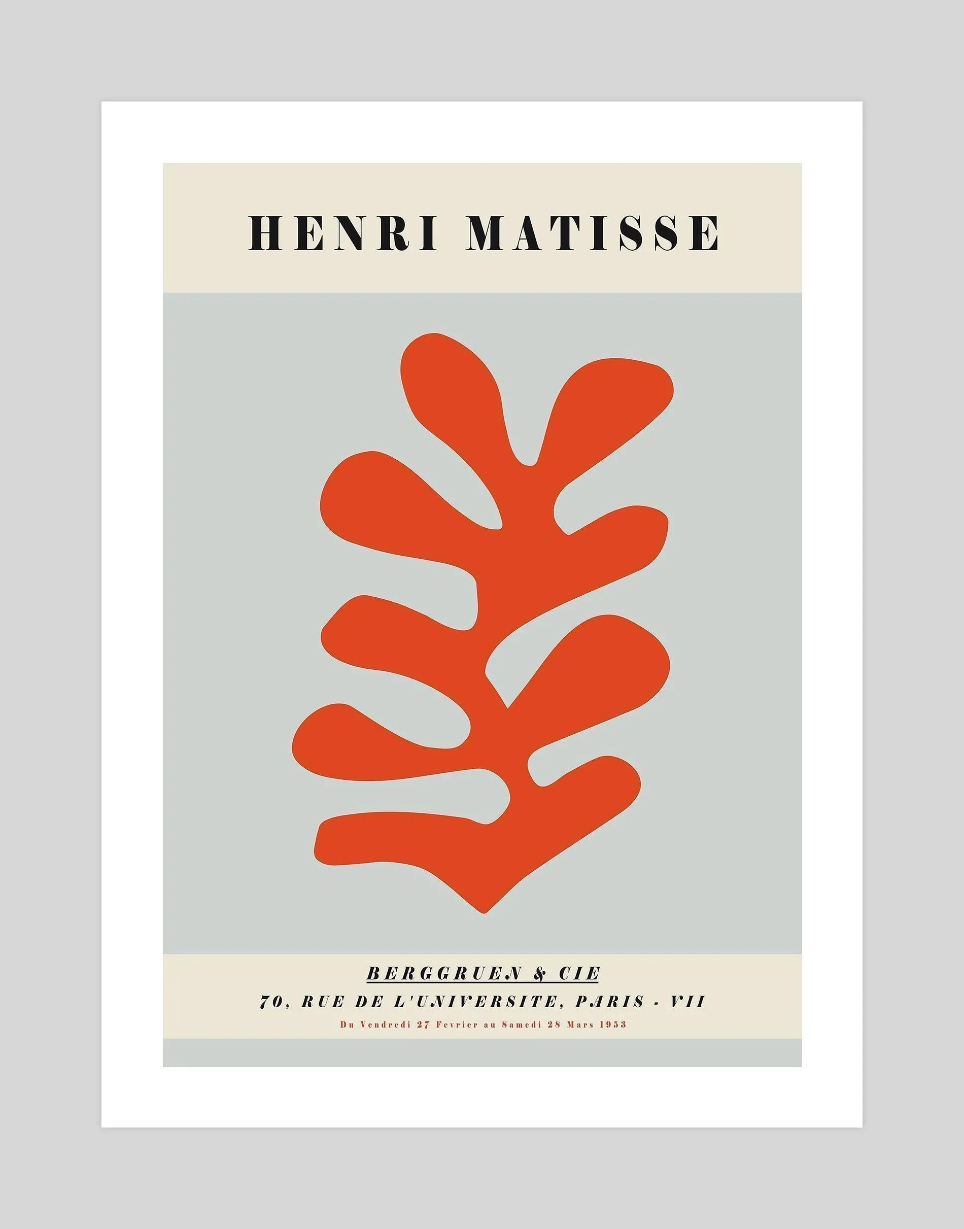 Matisse Red Coral Berggruen & Cie