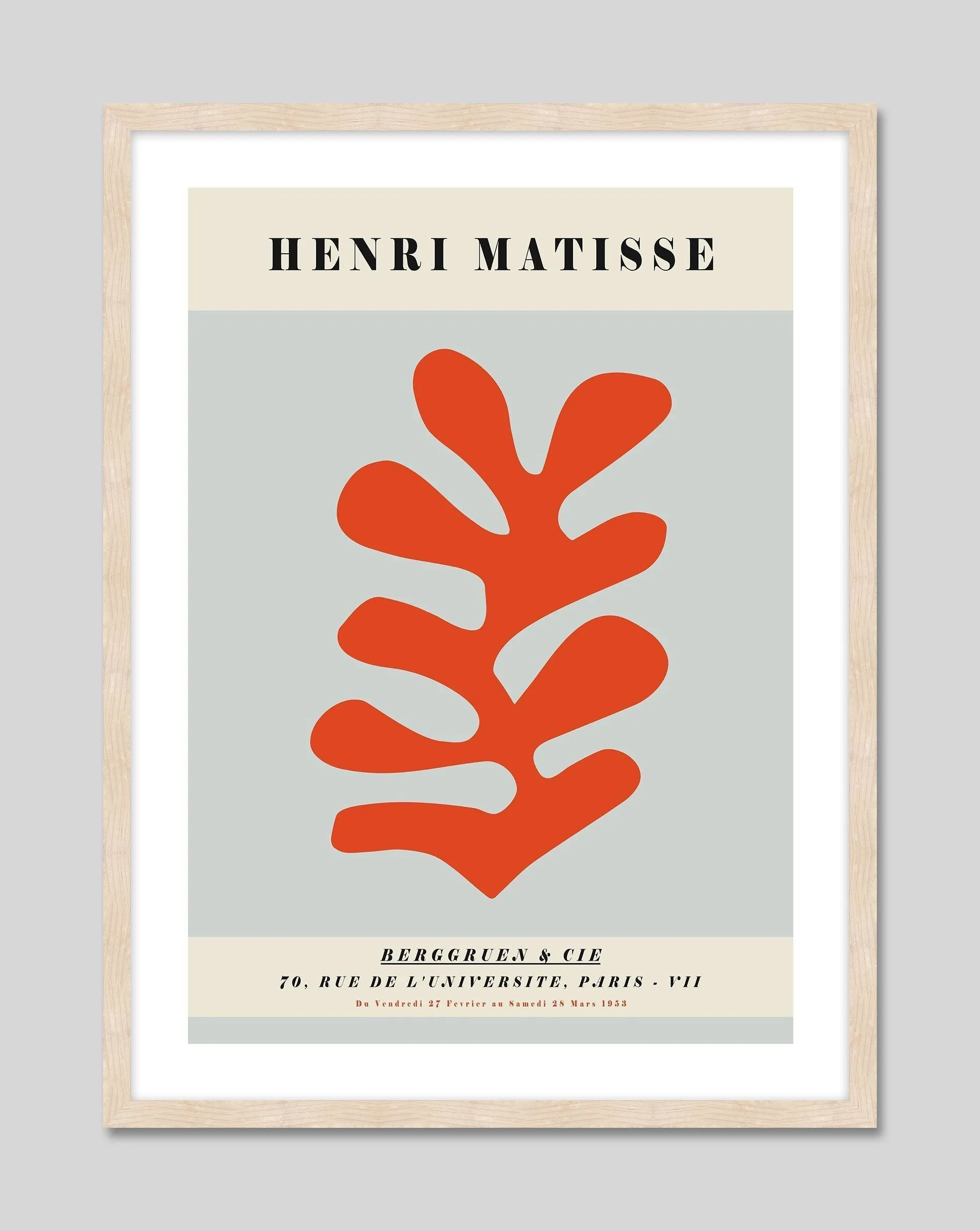 Matisse Red Coral Berggruen & Cie