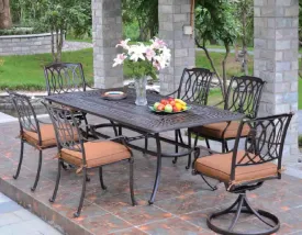 Mayfair Outdoor Cast Aluminum Dining Set