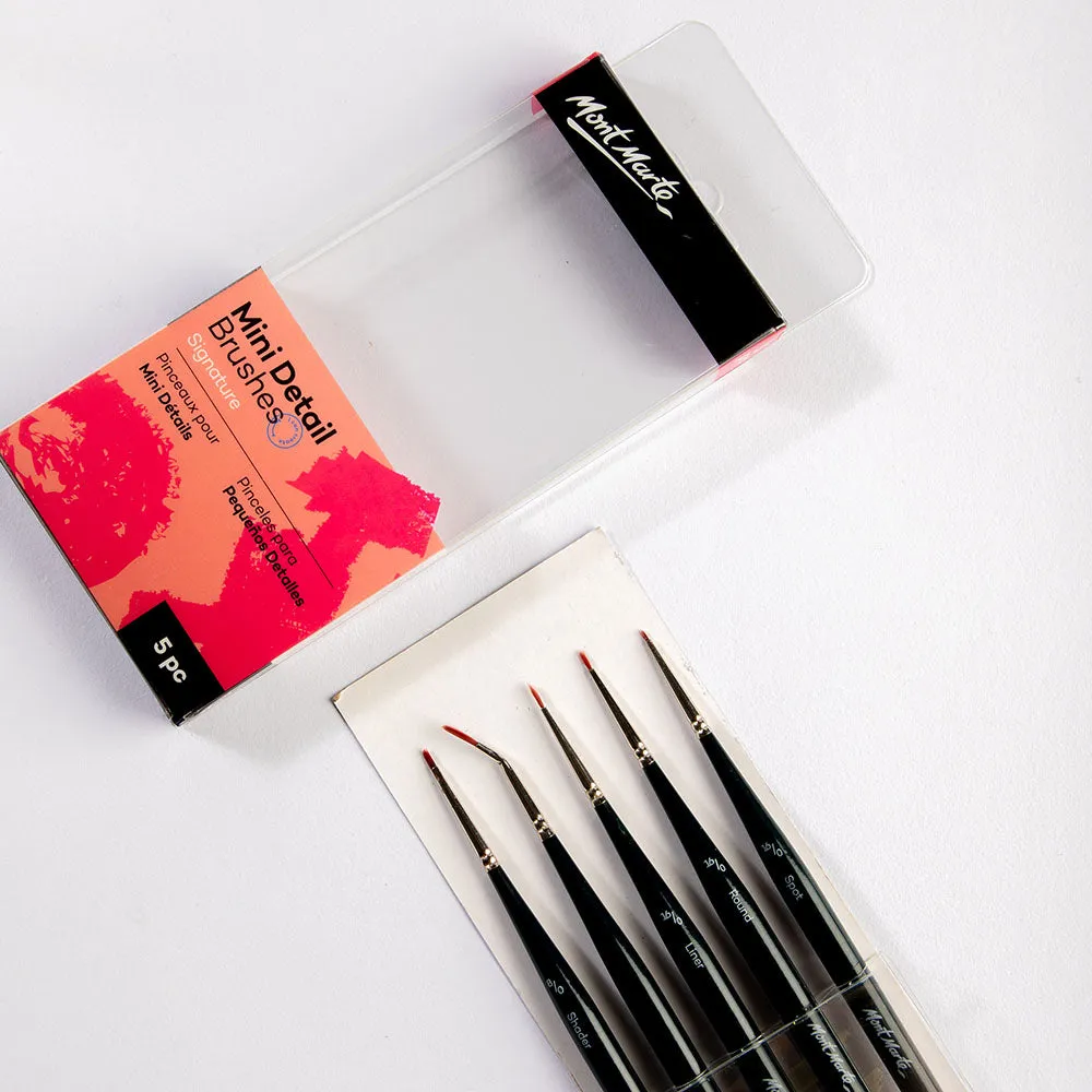Mini Detail Brushes Signature 5pc