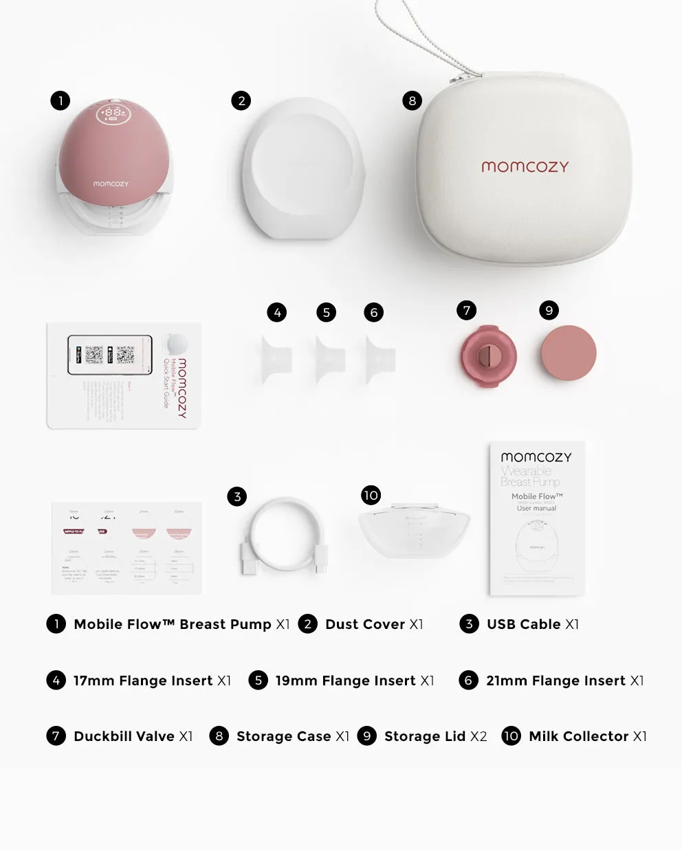 Momcozy Mobile Flow™ Hands-Free Breast Pump | M9