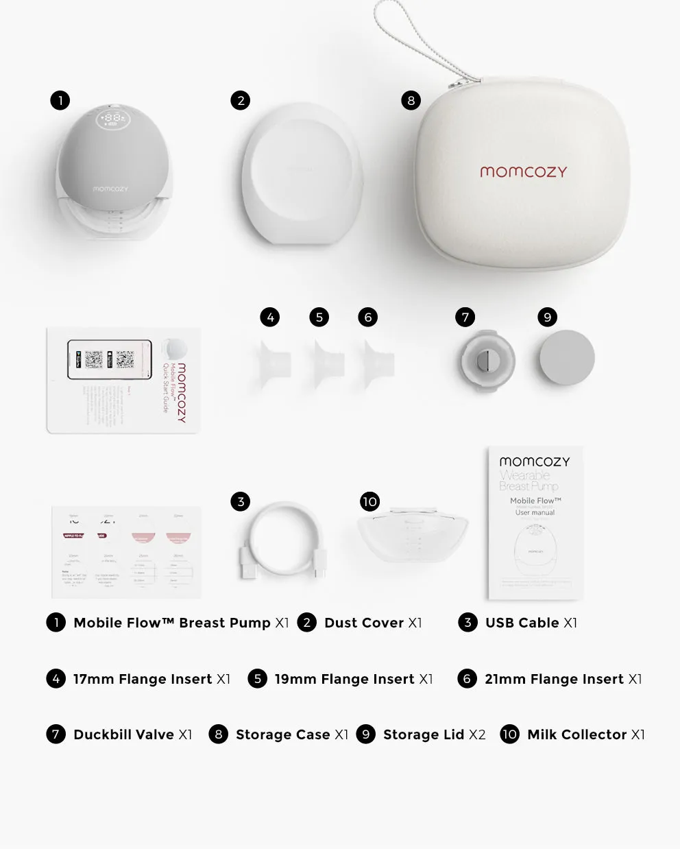 Momcozy Mobile Flow™ Hands-Free Breast Pump | M9