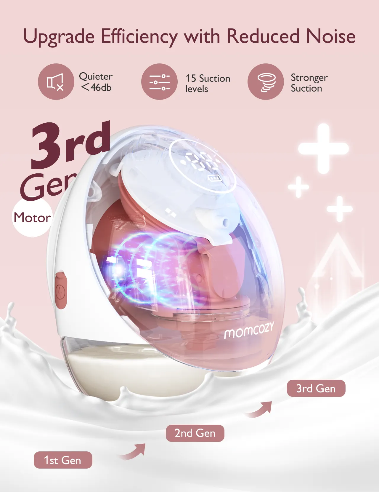 Momcozy Mobile Flow™ Hands-Free Breast Pump | M9