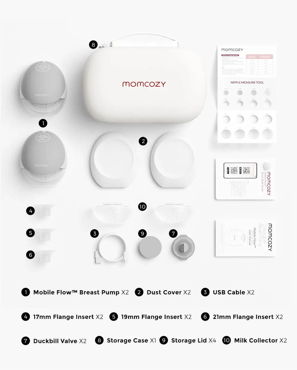 Momcozy Mobile Flow™ Hands-Free Breast Pump | M9