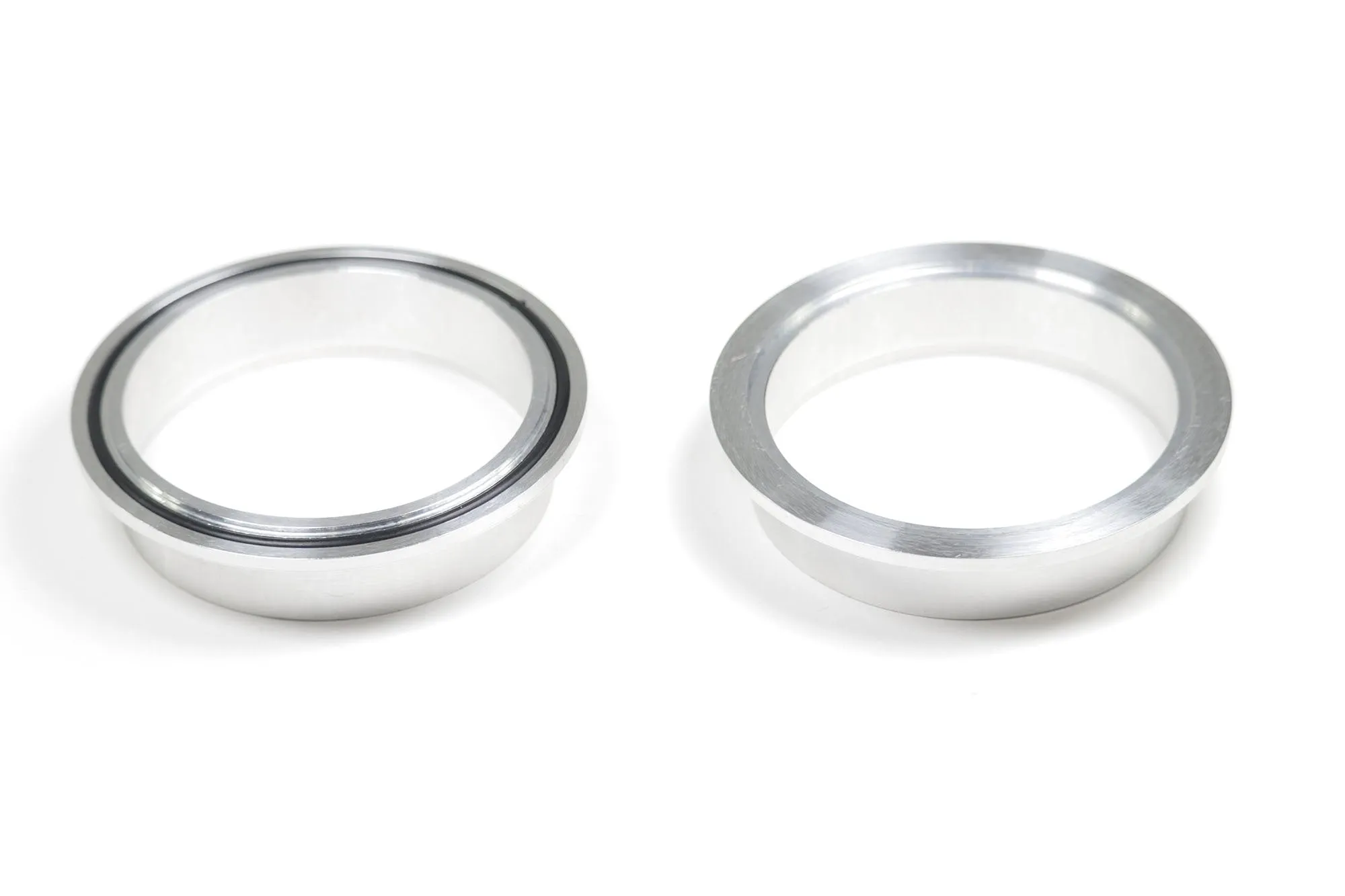 Motion Raceworks 2.5" Aluminum O-ring V-Band Set w/ Quick Release Clamp