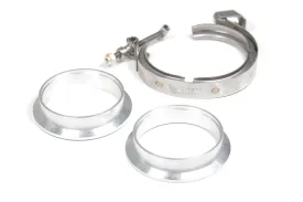 Motion Raceworks 2.5" Aluminum O-ring V-Band Set w/ Quick Release Clamp