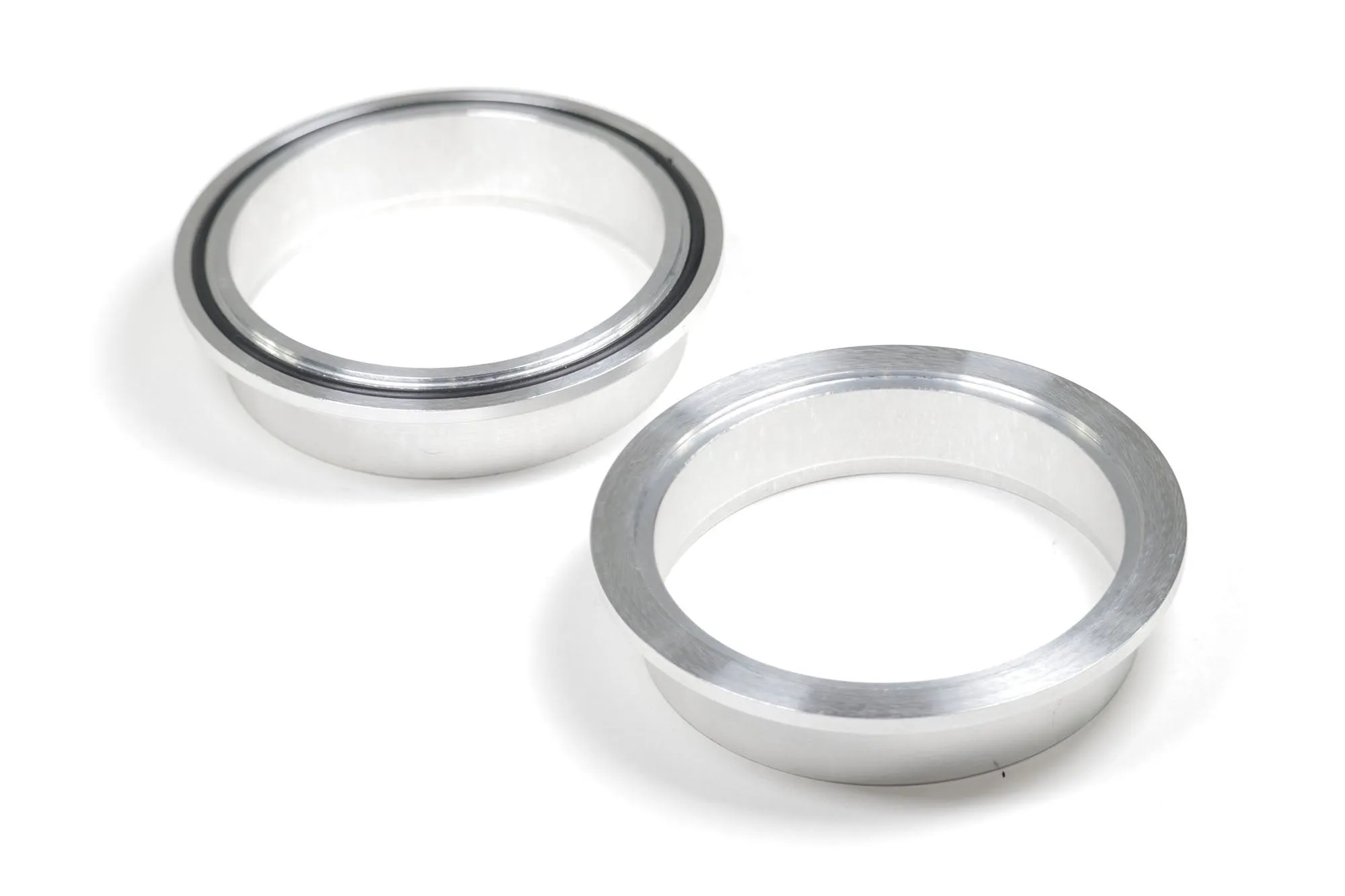 Motion Raceworks 2.5" Aluminum O-ring V-Band Set w/ Quick Release Clamp