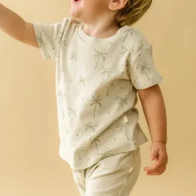 Organic Baby Toddler Tee & Pants Set - Tropical
