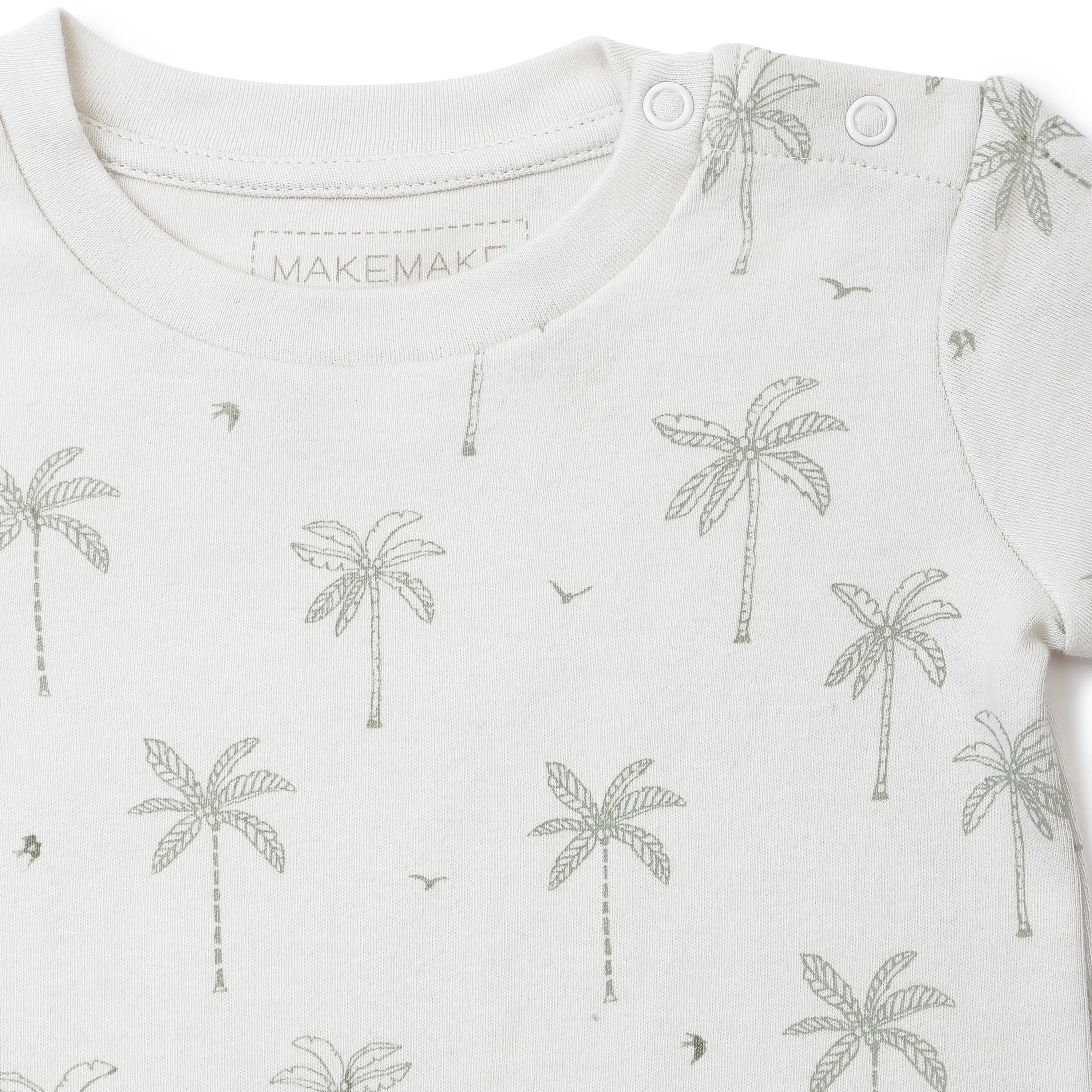 Organic Baby Toddler Tee & Pants Set - Tropical