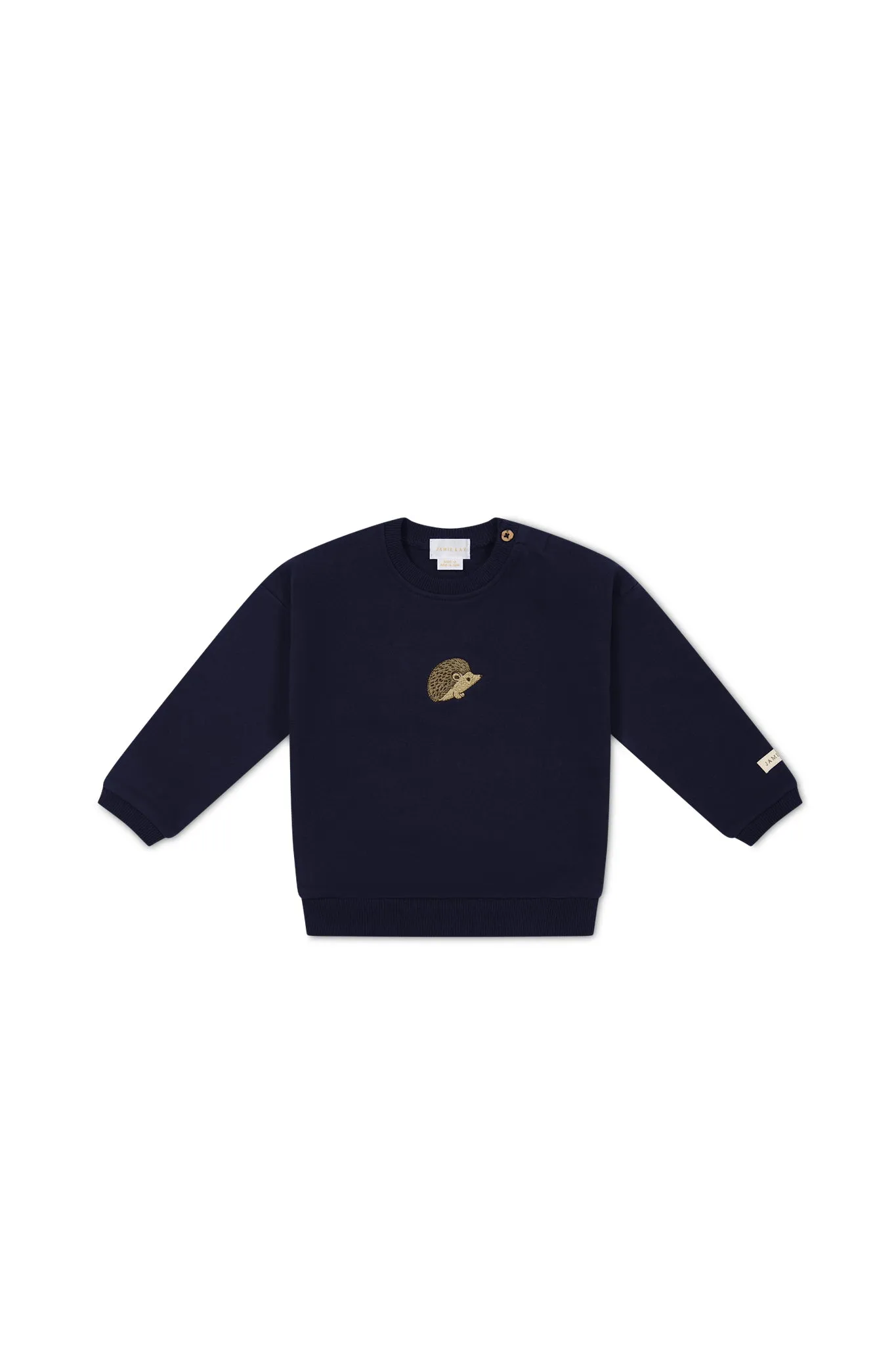 Organic Cotton Damien Sweatshirt - Constellation Hedgehog