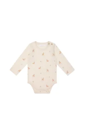 Organic Cotton Fernley Bodysuit - Fable Deer Cloud