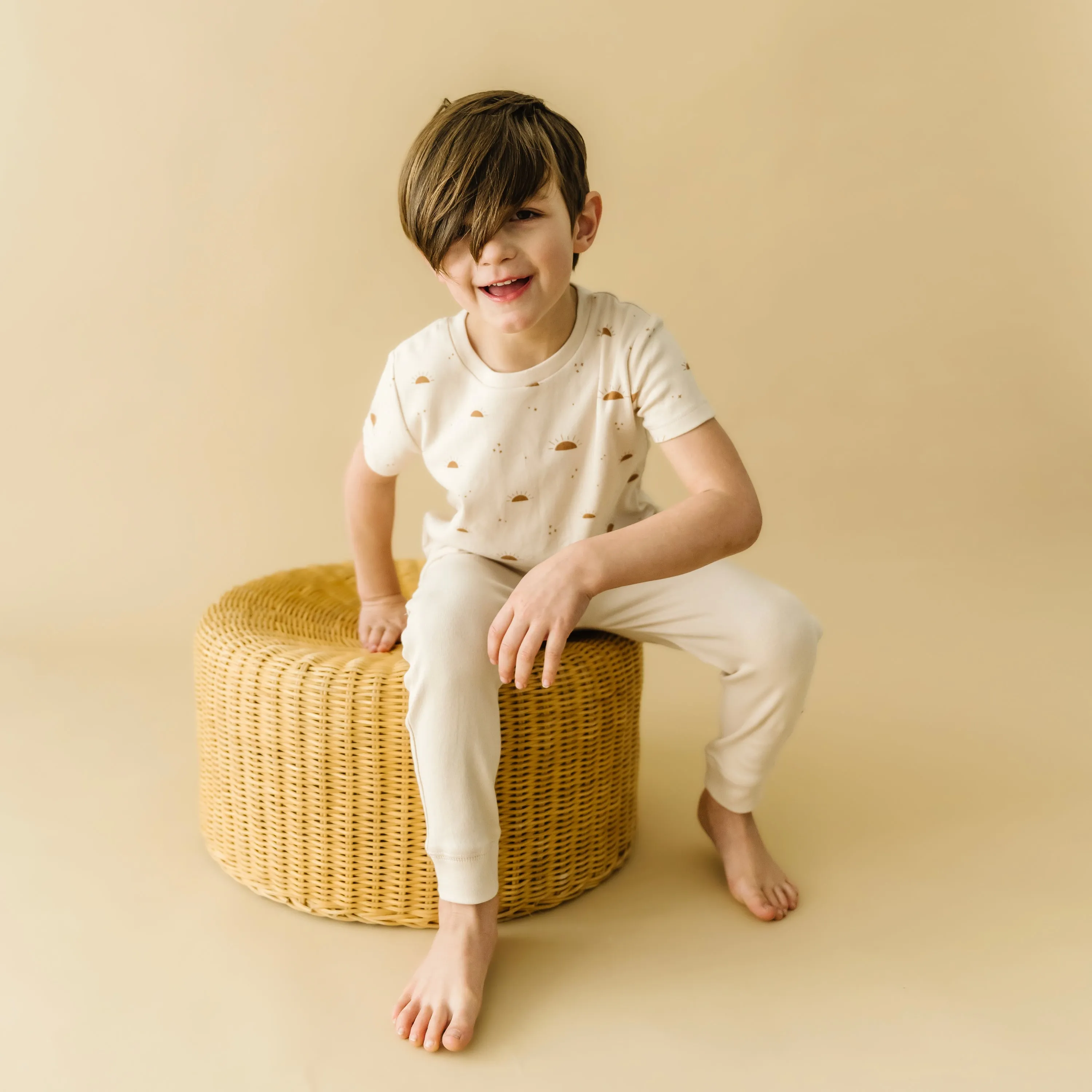 Organic Tee & Pants Set - Sunshine