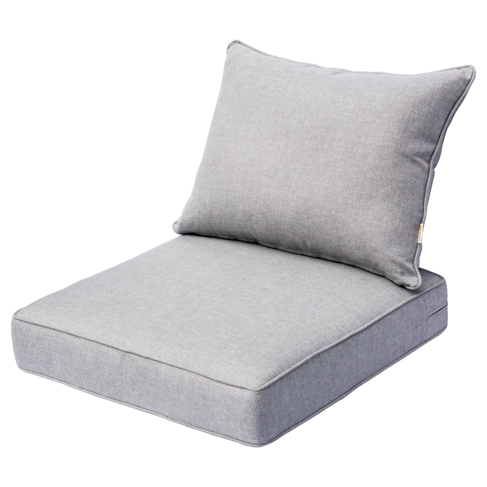Ovios Replacement Seat Back Cushions Set with Olefin Fabric and Zipper, 24'' x 24'', Not Suitable for Ovios Patio Furniture