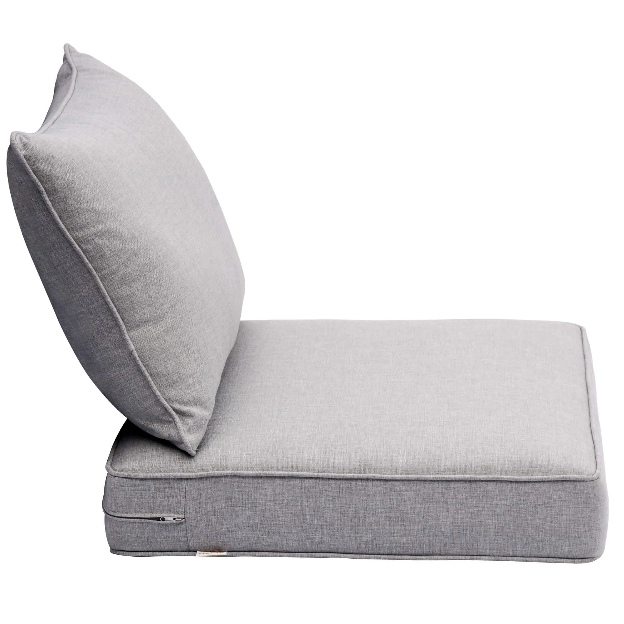 Ovios Replacement Seat Back Cushions Set with Olefin Fabric and Zipper, 24'' x 24'', Not Suitable for Ovios Patio Furniture