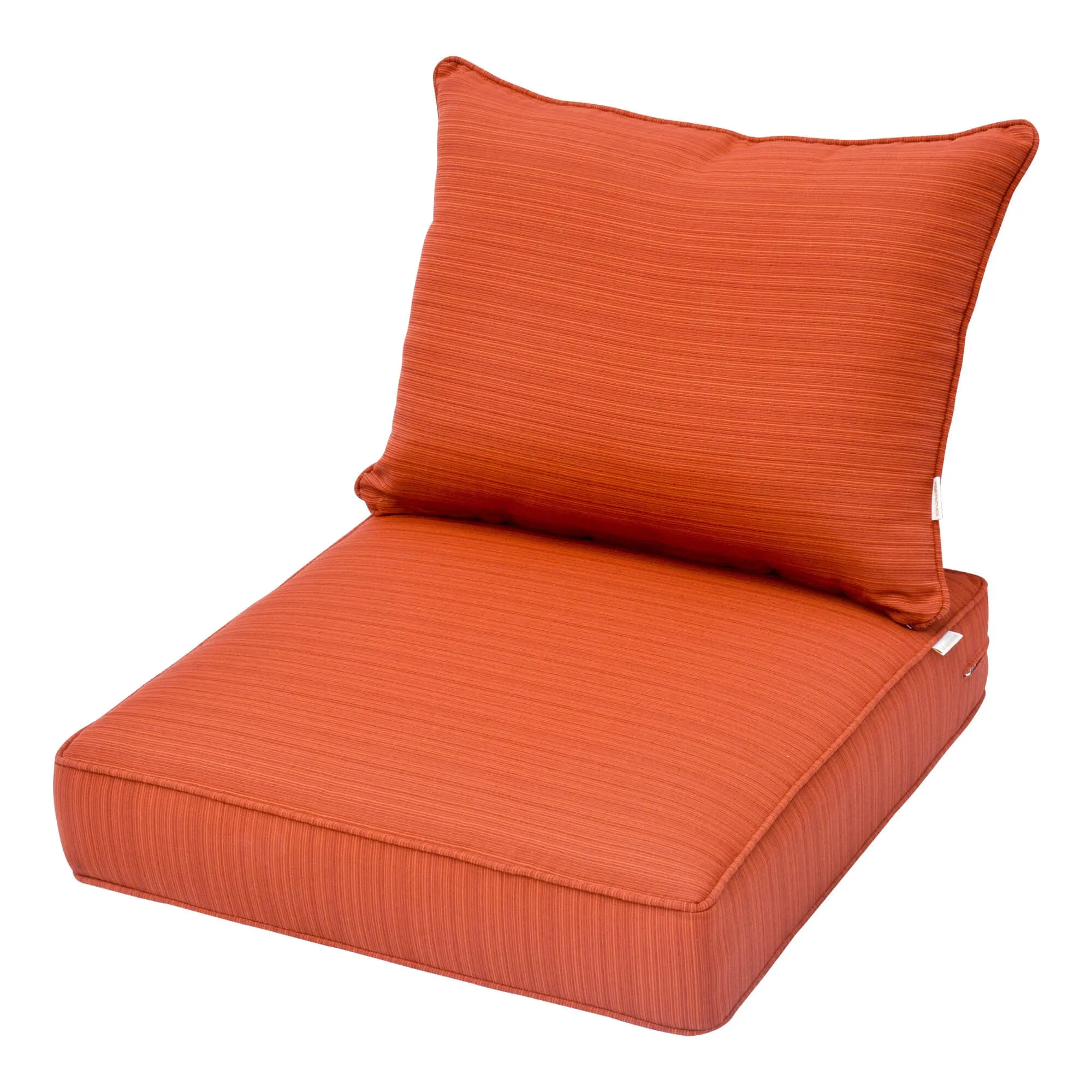 Ovios Replacement Seat Back Cushions Set with Olefin Fabric and Zipper, 24'' x 24'', Not Suitable for Ovios Patio Furniture