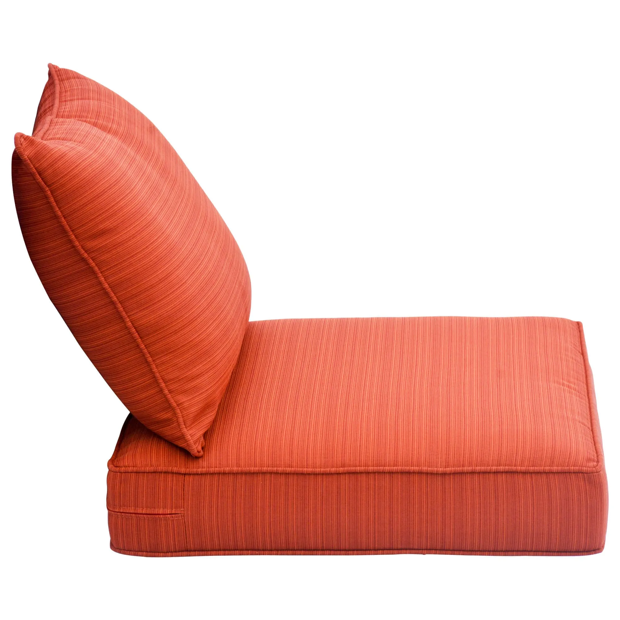 Ovios Replacement Seat Back Cushions Set with Olefin Fabric and Zipper, 24'' x 24'', Not Suitable for Ovios Patio Furniture