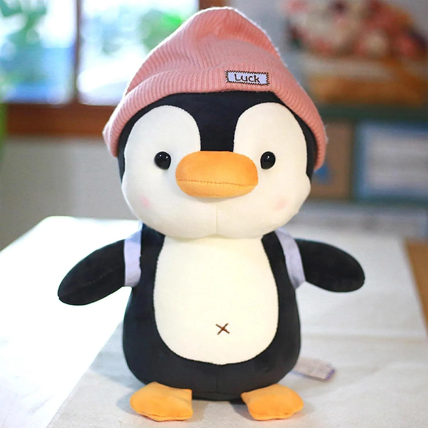 Penguin with Cap Soft Toy for Kids 1pc