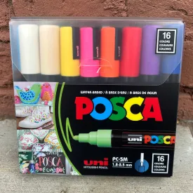POSCA PC-5M 16pc set