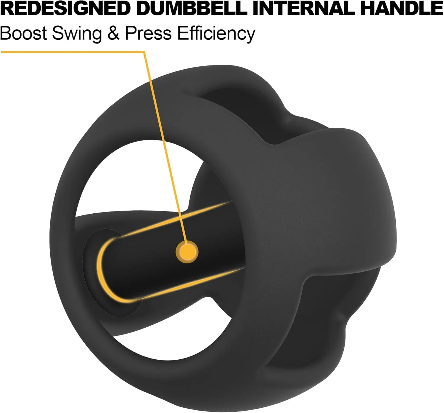 POWER GUIDANCE Spherebell Dumbbells   Kettlebell, Achieve Peak Exercise Performance while Minimizing Stress on Joints