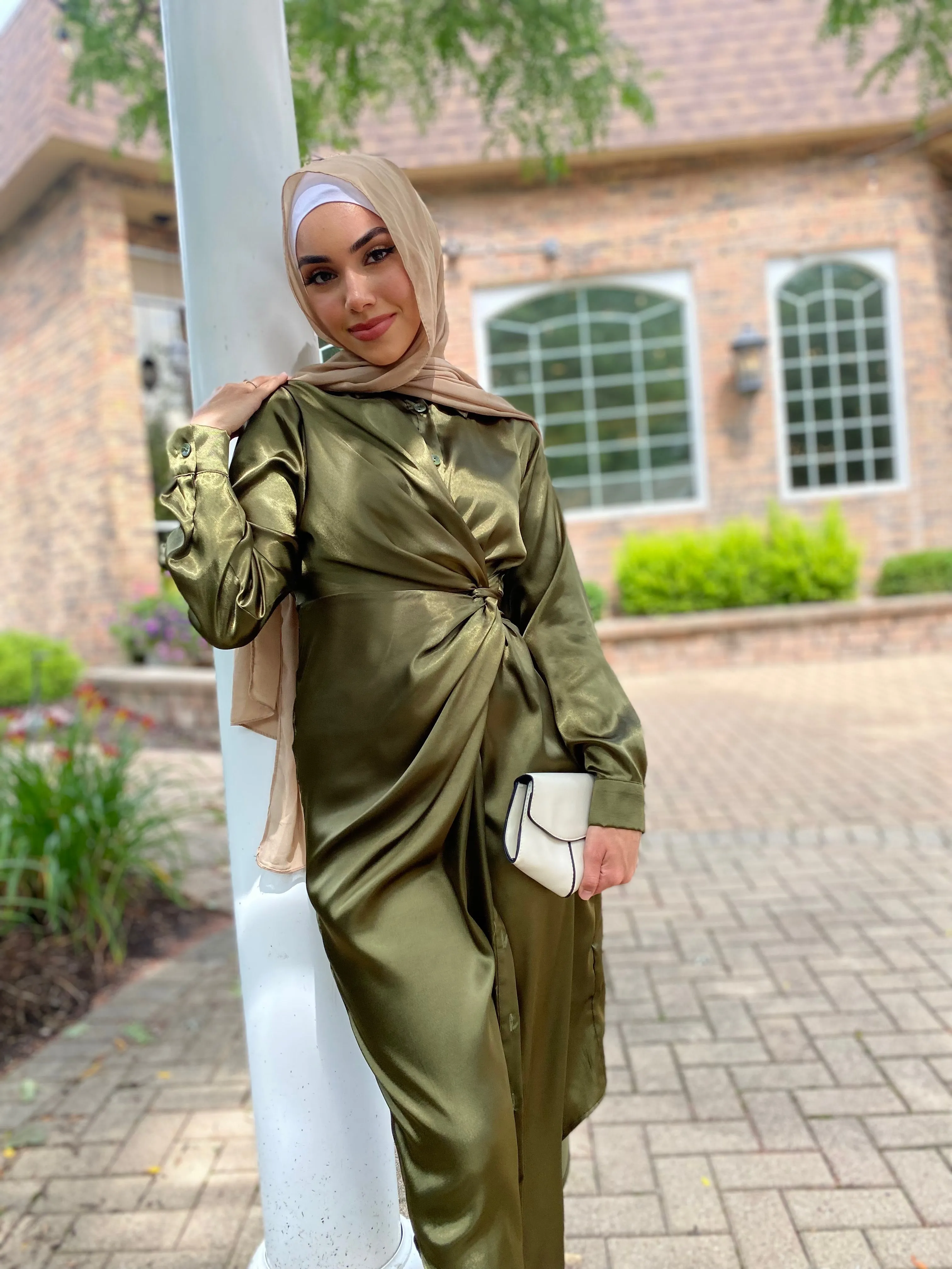 Raneem button up dress