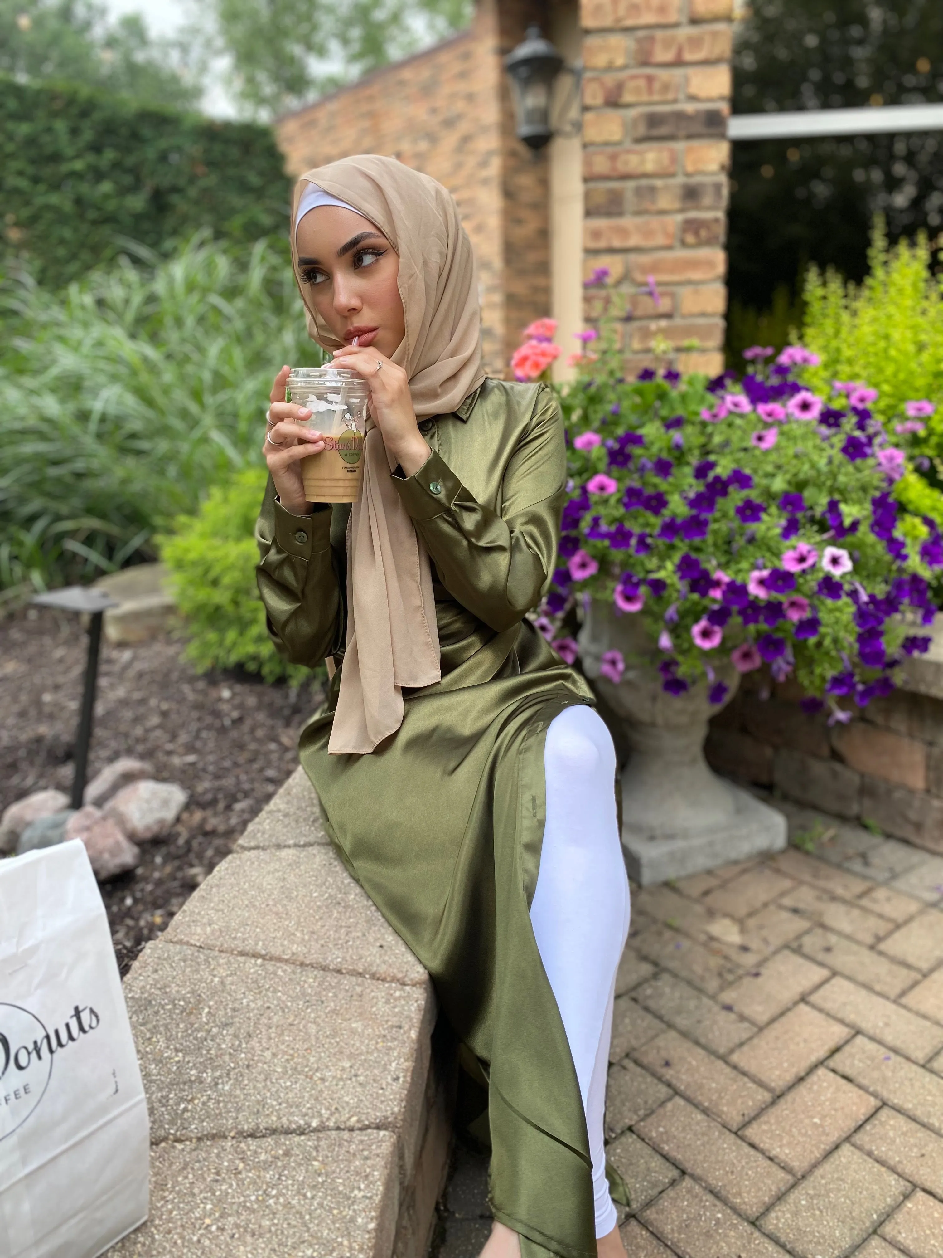 Raneem button up dress