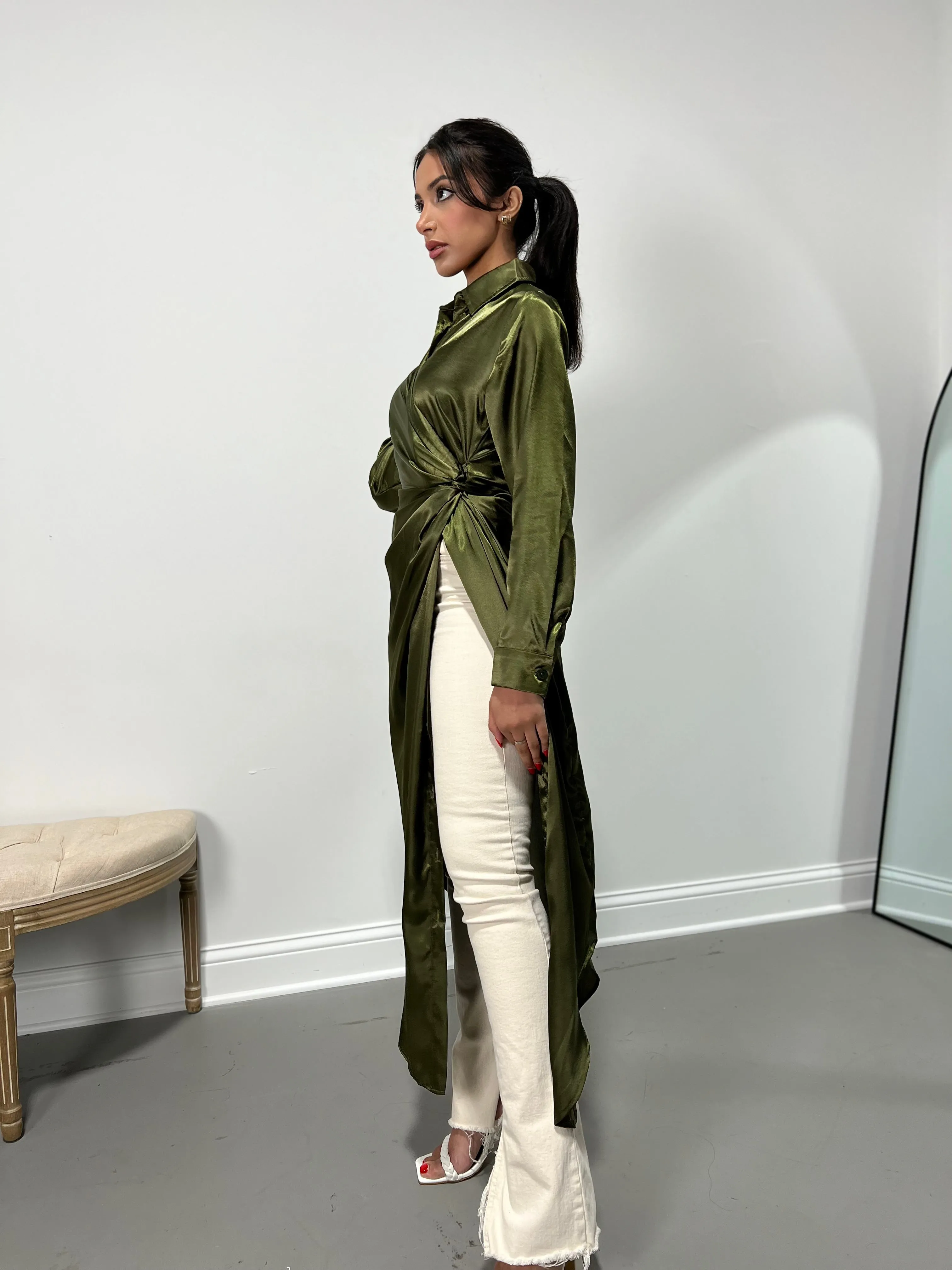 Raneem button up dress
